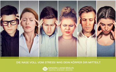 Die Nase voll vom Stress! Was Dein Körper Dir mitteilt