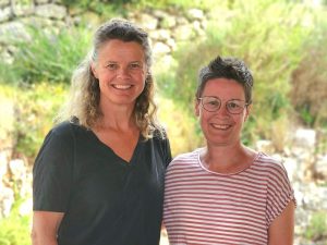 Isa Aepli (Handsom) und Sandra Liane Braun - entspannt im Urlaub